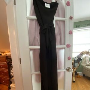 Nordstrom Strapless Black Jumpsuit